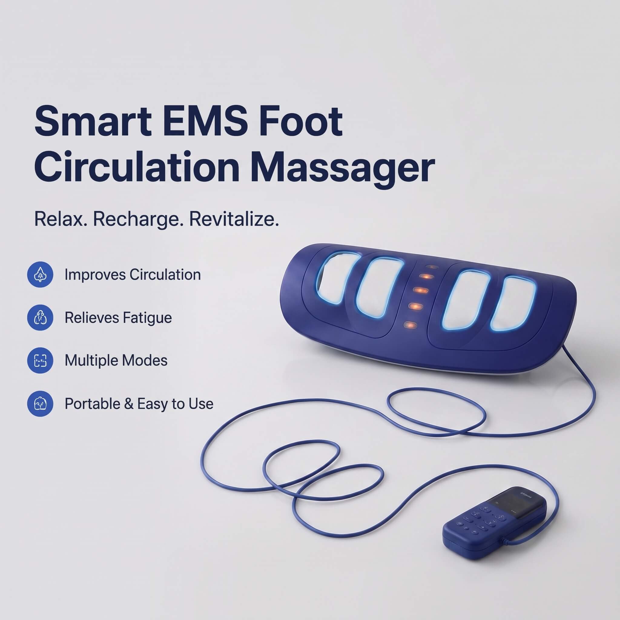 Rebelify™ ReviveStep Pro | Smart EMS Foot Massager