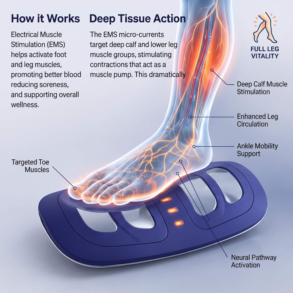 Rebelify™ ReviveStep Pro | Smart EMS Foot Massager